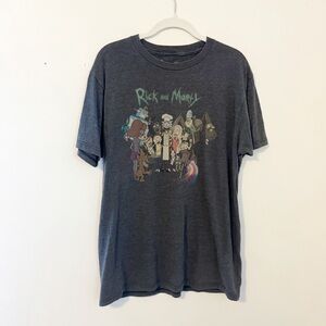 Ripple Junction Rick and Morty Charcoal Tee